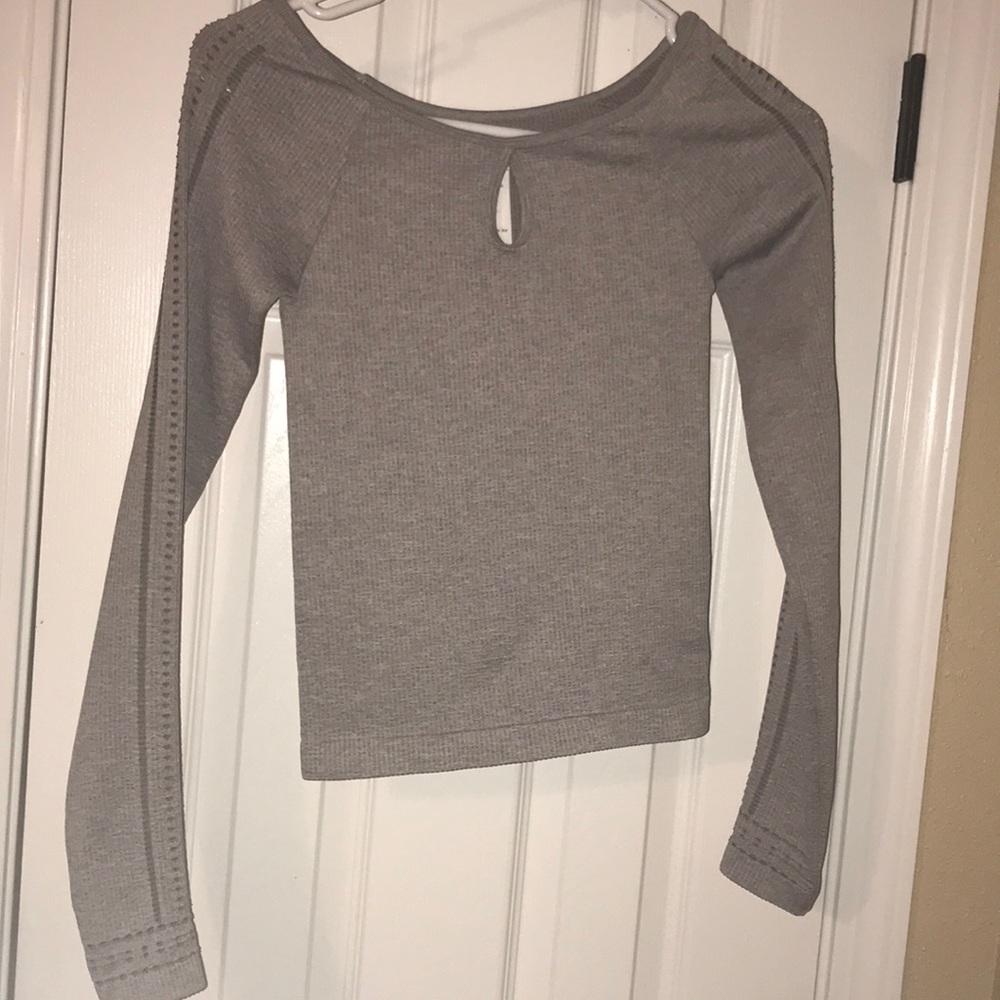 Gray Hollister shirt